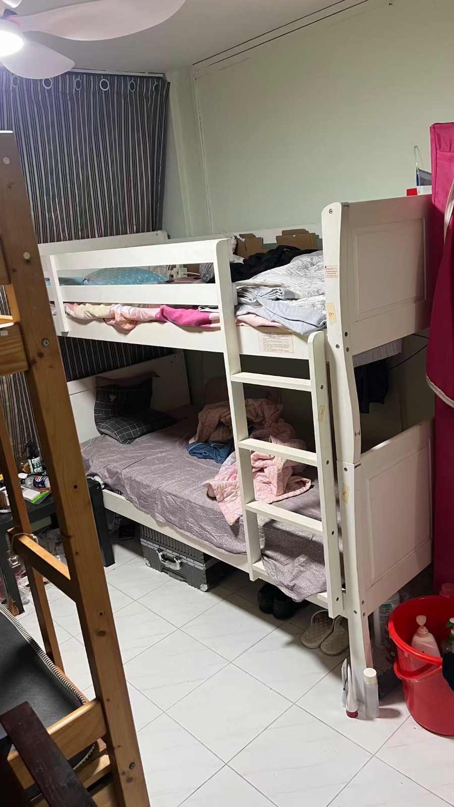 欧南园公寓 男床位 3人一间 主人房 带厕所 可以本屋地址 制造业服务业建筑业 又空调 可以煮饭 上铺$500下铺$550本屋地址  邮编080101 随时入住 图片 3