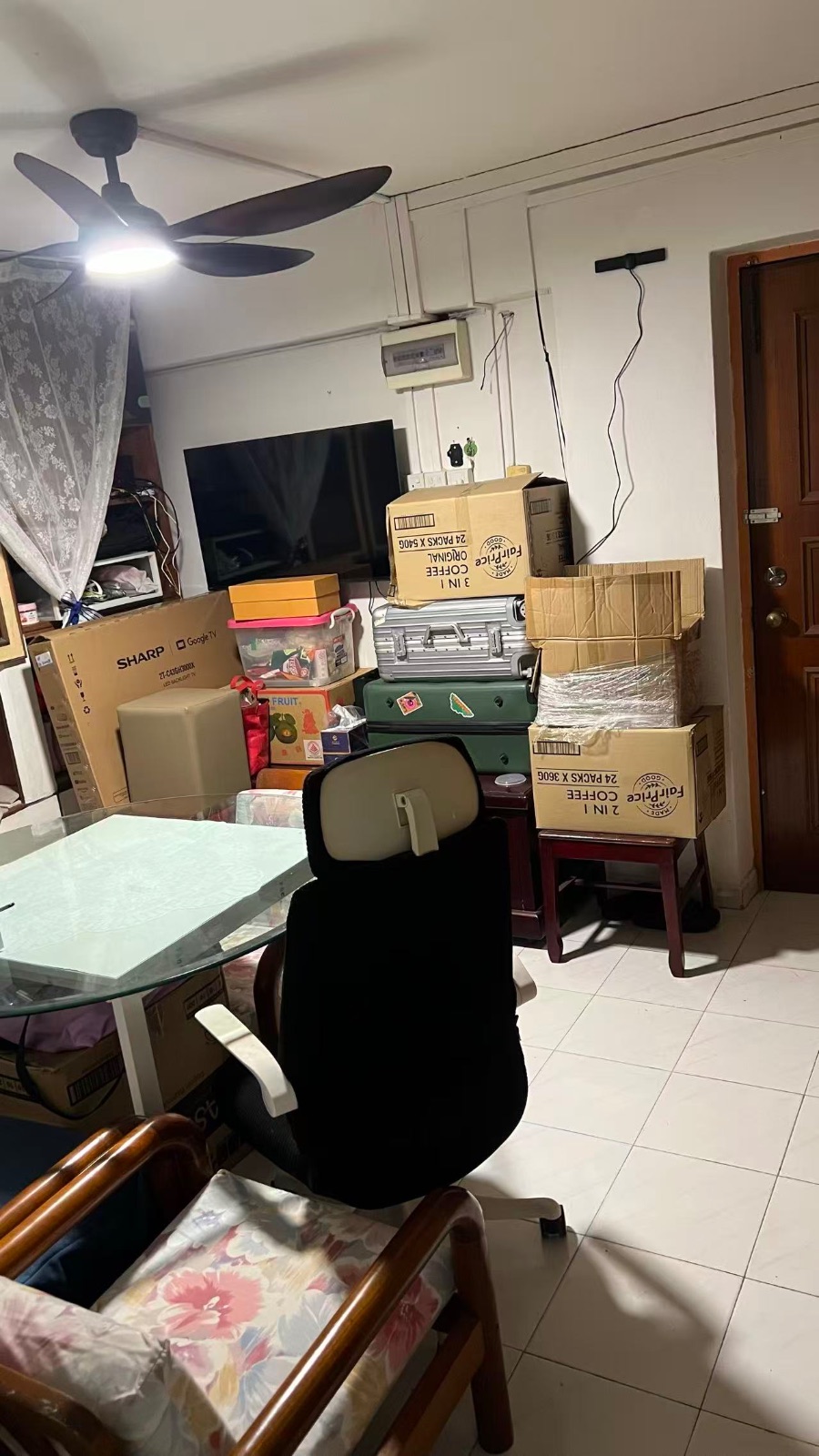 欧南园地铁站附近，可煮，有洗衣机，有空调有电视，空间特别大，环境干净卫生 图片 5