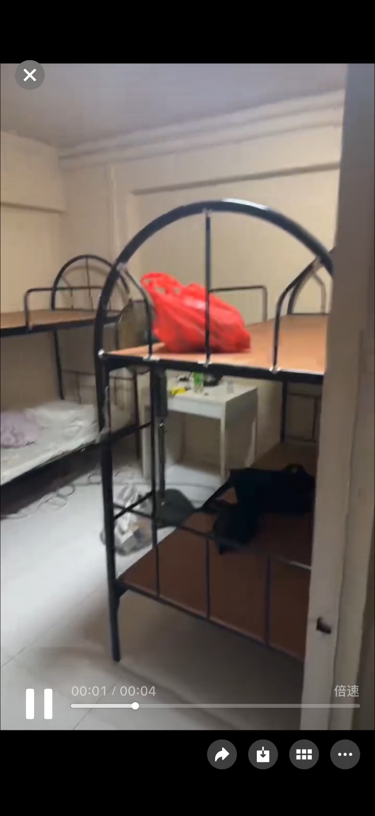 马西岭女床位750421上铺$350没有地址 4人一间