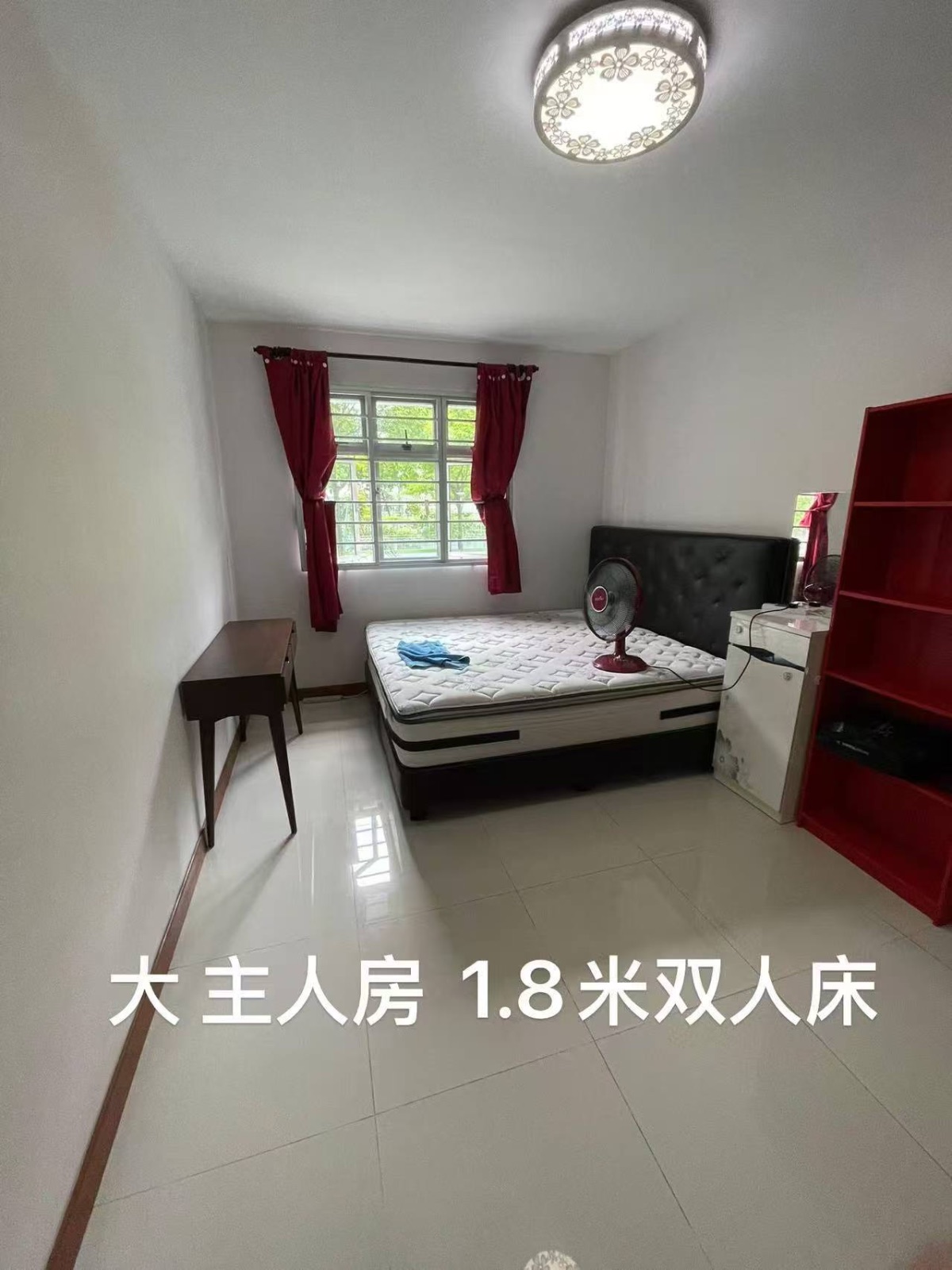 Choa Chu Kang 武吉柑柏 （红线）附近 681805  双人床 有空调  人少  干净 ❤️服务业 ♥️地址  🏠随时入住主人房 煮饭 空调